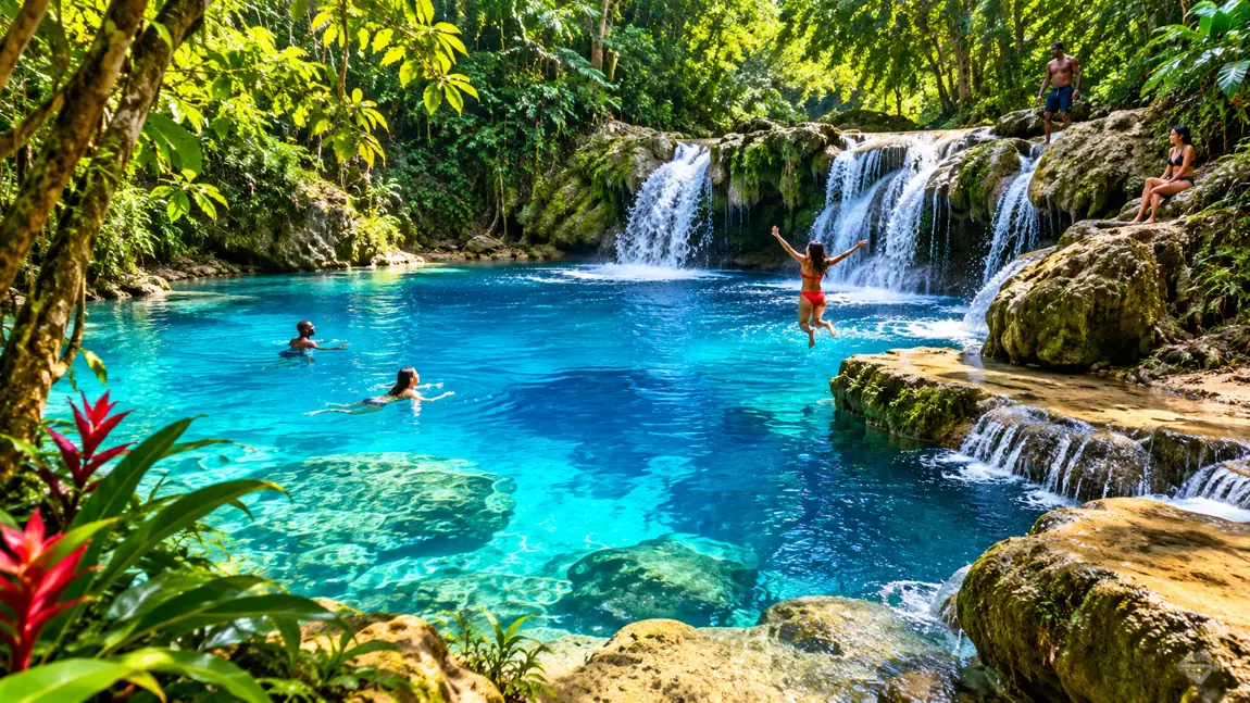 Blue Hole in Jamaica