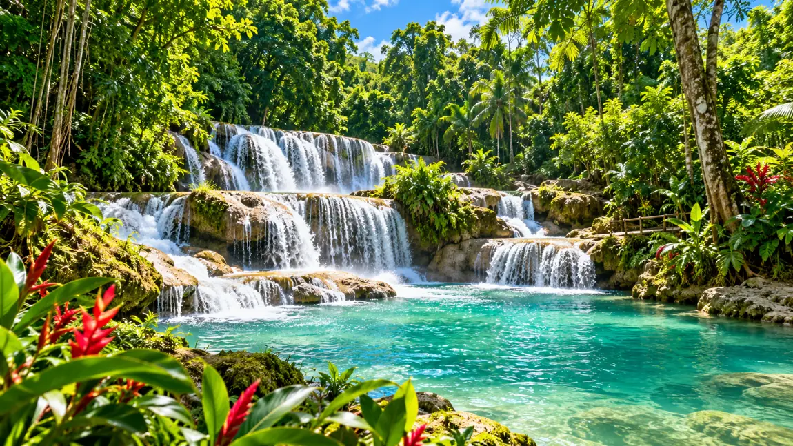 YS Falls in Jamaica